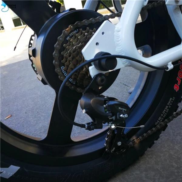 Brushless Motor Electric Off Road Bike , Electric Fat Tire Mountain Bike Max Speed < 30km/H