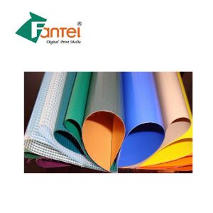 Flame Retardant PVC Coated Tarpaulin Material 580gsm 18OZ