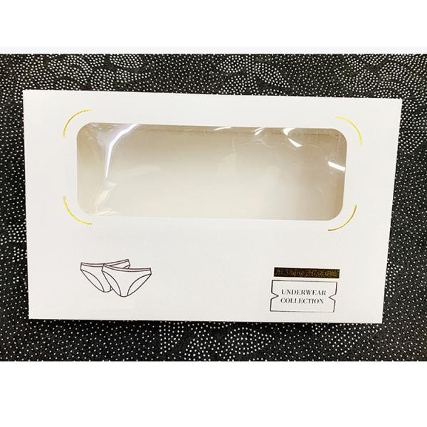 ODM Children's Coated Paper Underwear Clothes Cardboard Shirt Boxes With Window
