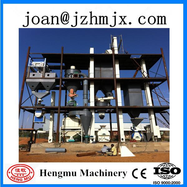 Quality 8T/h large capacity animal feed pellet production line for sale