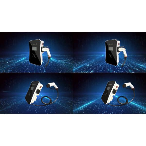 Electric Smart IP54 Ev Vehicle Charging Station 32A Current SAE OCPP 1.6J