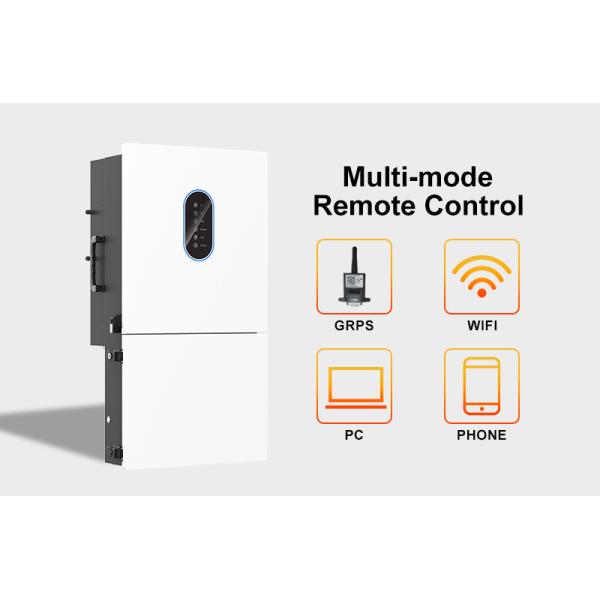 98% Efficient 6kw Solar Inverter 48V Lithium/Lead Acid Battery Backup 10ms Transfer Time