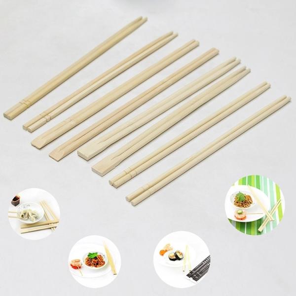 Natural Bamboo Round 5.0mm*20cm Custom Logo Chopsticks