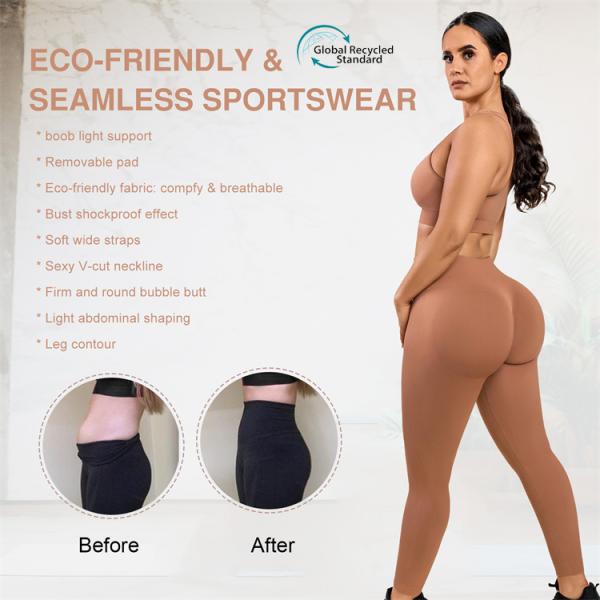 HEXIN Seamless Yoga Set for Women 7 Days Sample Order Lead Time Support Shipment Aramex