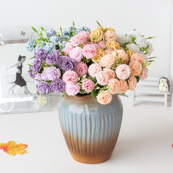 Lilac flower artificial bouquets, festival gifts, artificial flower vases,