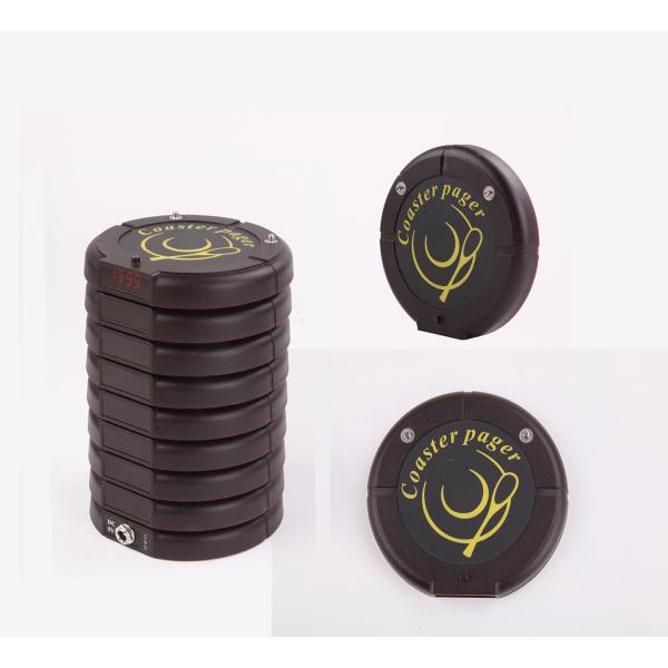 wireless FM modulation waterproof long range signal pocsag coaster pager for clinic or restaurant