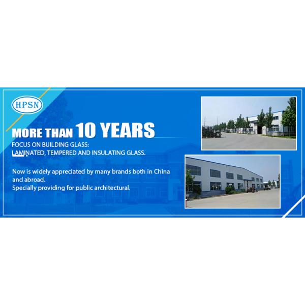 3mm Toughened Laminated Glass Low E Float Glass For Building Railings