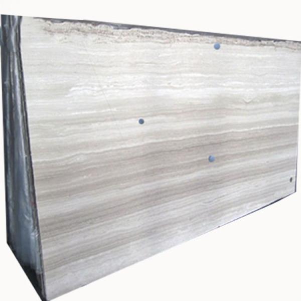 Export polished high quality wood grain marble tile