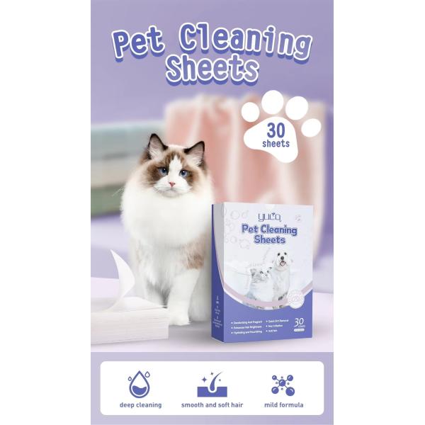 Safe Pet Laundry Detergent Sheets Plastic Free Eco Friendly Dog Shampoo Sheets