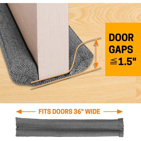 ODM OEM Flexible Door Bottom Sealing Strip Door Wind Stopper 36in