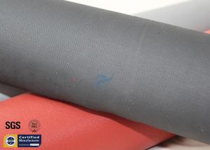 Cheap Fiberglass Fabric Acrylic Coated 490GSM Black 260℃ Sparks Welding Blanket Cloth wholesale