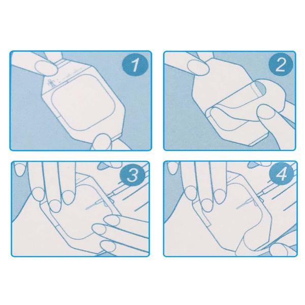 Self Adhesive Wound Dressing Surgical Transparent PU Film Sterile Iv Cannulae