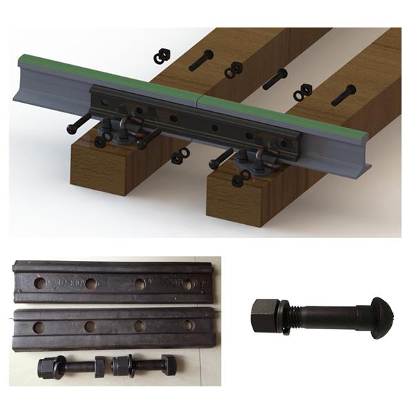 Standard BS100A Railway Fish Plate For Rail Fastener / Rail Joint Bar