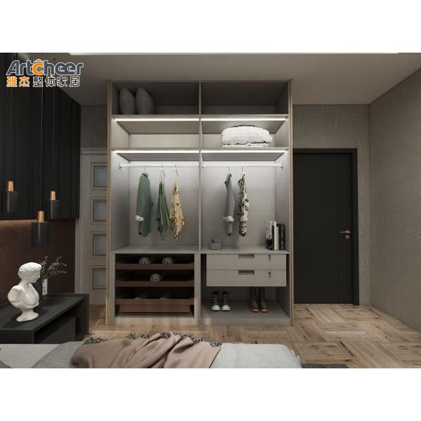 Artcheer Luxury Bedroom Furniture Walk In Closet Wardrobe Cabinets with European Design