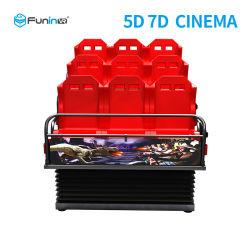 Cheap Curved Screen 7D Movie Theater With Motion Seats 2/3/4/6/8/9/12/24 Chairs Regular Maintenance wholesale