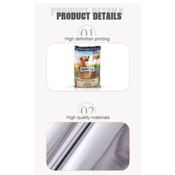15kg 50kg Gravure Bird Pet Food Packaging Bag Food Pouch For Dog Training