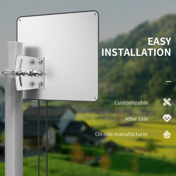 223*194*46mm 50 Ohm Impedance Outdoor WiFi MIMO Panel Antenna for LTE 4G 5G Performance