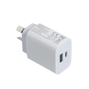 Cheap 20W Dual-Port USB Wall Charger with USB-C and USB-A wholesale