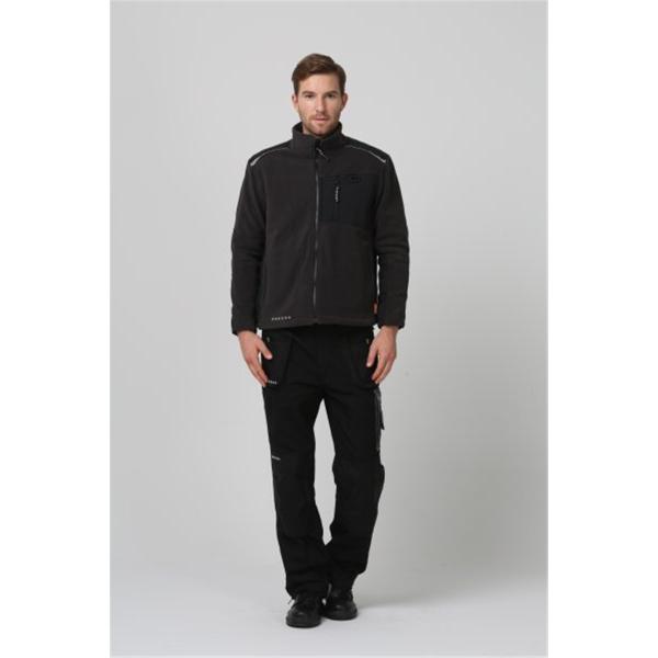Mens Micro Fleece Warm Jacket , 320gsm Mens Winter Work Clothes