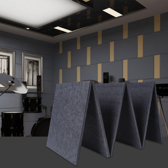 Sound Proof Fireproof 9Mm Decorative Acoustic Panel 48 Colors