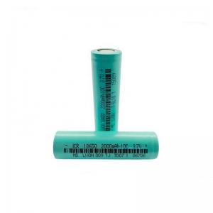 China 10C Cylindrical Lithium Ion Battery Cells 3.7V 2000mAh 800 Cycles on sale