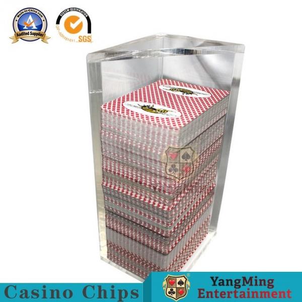 Quality 6 Decks Clear Poker Discard Holder For Entertainment  Cutting Smooth for sale