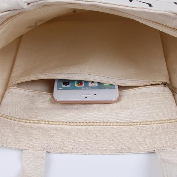 2017 Promotional Custom Printed Eco 100% Canvas White Recycle Cotton Bag Tote Bag With Logo