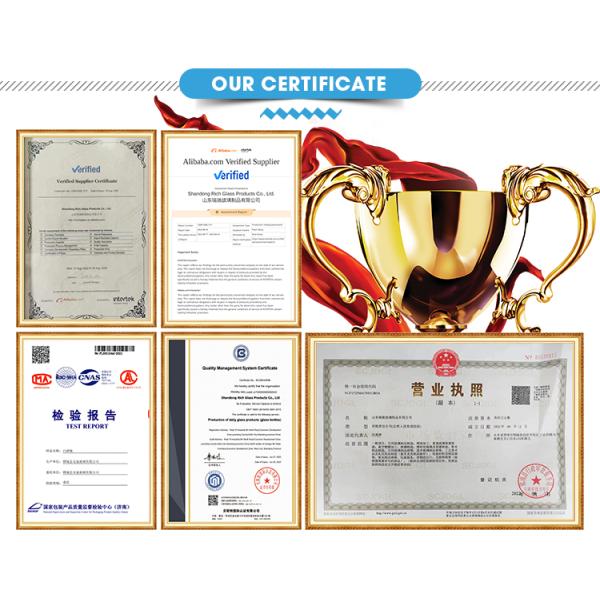 500ml/750ml/1500ml Custom Color Borosilicate Glass Wine Bottle with Green Transparency