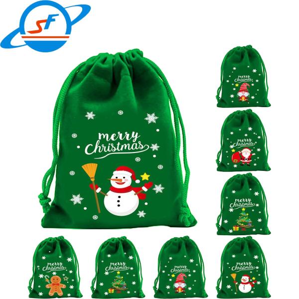 xinhe SF Christmas gift bag Candy bag Holiday Surprise Santa gift bag