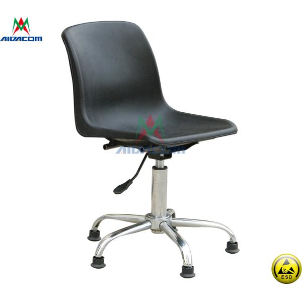 Adjustable Pneumatic Rod Conductive 109 Ohm ESD Lab Chairs