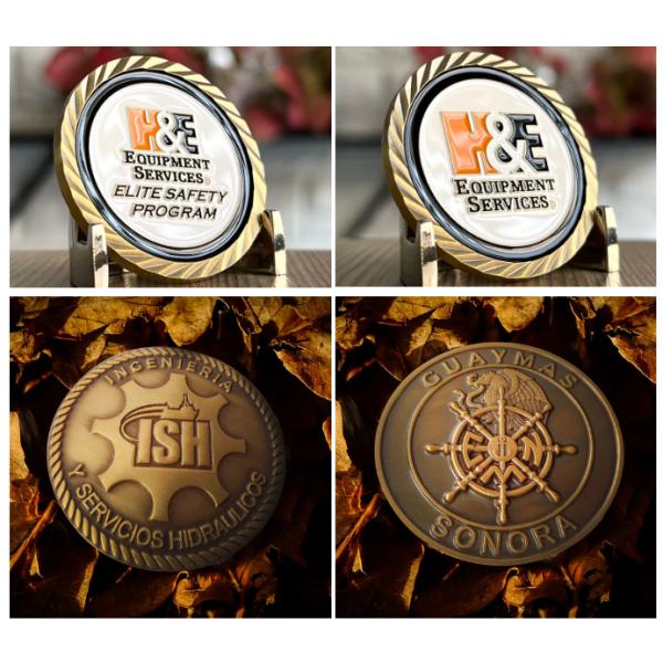 3D Zinc Alloy Silver Brass Copper Souvenir Challenge Coin Collection Coins 2mm 3.5mm 6mm