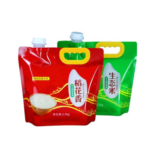 Custom Gravure Printing Stand-up Spout Pouch For Beverage Liquid Milk Fruit Drink Juice Plastic Packing Bag