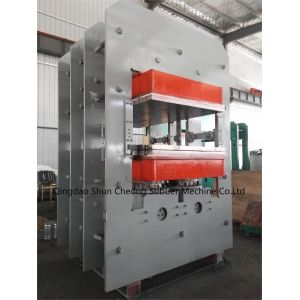 China Solid Rubber Tyre Vulcanizing Press / Rubber Powder Wheel Making Machine on sale