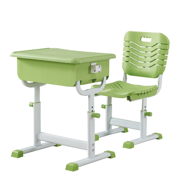 L450mm Adjustable Student Desk And Chair / Primary School Table And Chairs