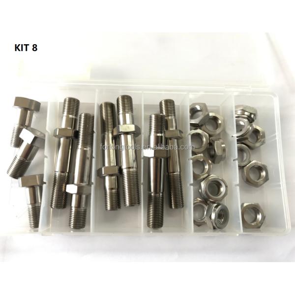 Universal Year N/M Titanium Sprintcar One Nut Radius Rod Bolt Kit for Motorsport Professionals Natural Universal