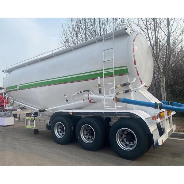 3 Axles Dry Bulk Cement Trailer Semi Trailer Cement Powder Trailer