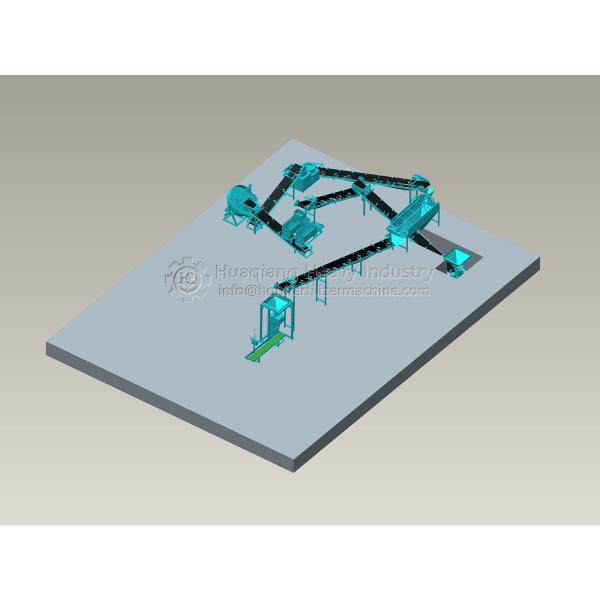 Calcium Superphosphate Prilling Dap Disc Pellet Making Machine Line