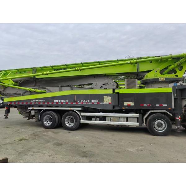 2021 Zoomlion 59m ZLJ5441THBKE Second-hand Concrete Boom Pump Truck Sitrak Chassis Diesel Power