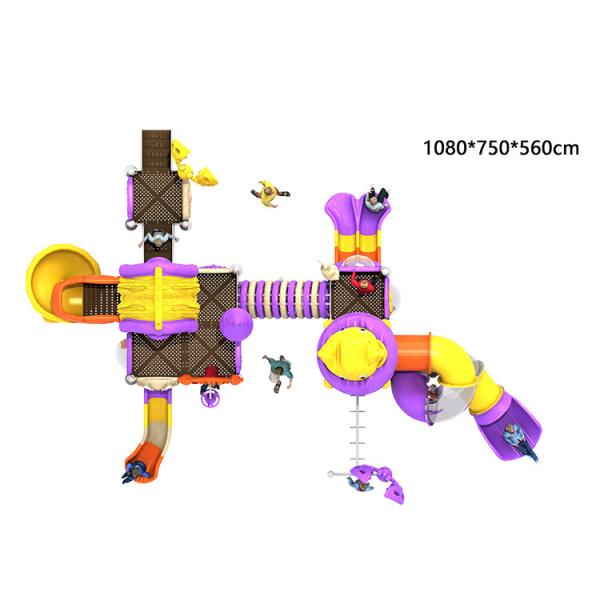 Outdoor Large Playground Amusement Slide Playground Equipment Plastic Sand Beach Toys Set