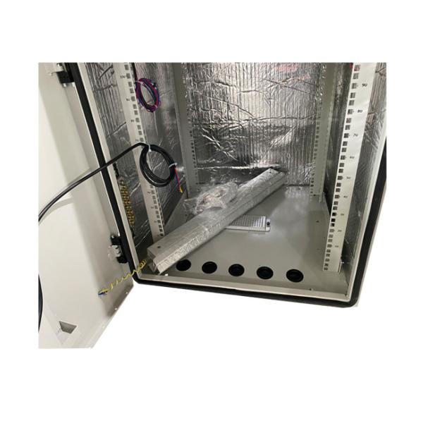 High Speed Fan Wall Mounted Telecom Cabinet 48VDC Plating