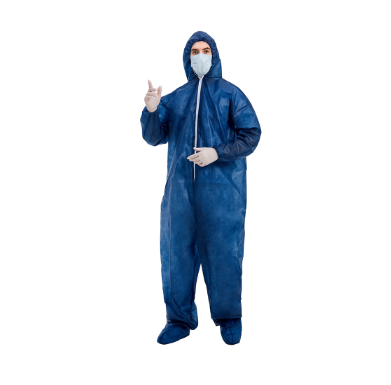 PE Disposable White Overalls , Full Body Disposable Coveralls OZONE