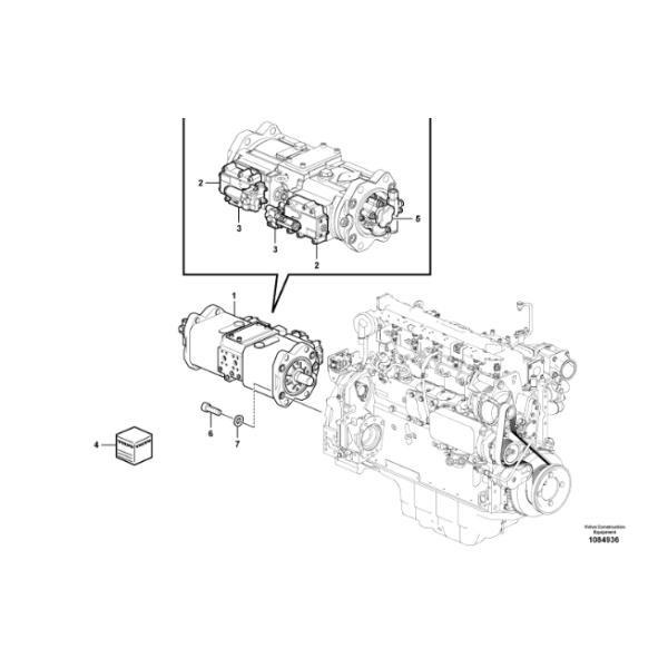 VOE14603650 Hydraulic Pump VOE14652930 Pump For Excavator EC210D EC220D
