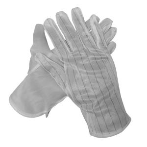 Cheap ESD Antistatic Stripe PU Palm Coated Gloves for Cleanroom wholesale