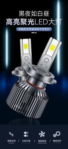 Cheap Car Headlight A4 LED Light Bulbs 4950LM 55W 55 Mil*6 Chip Retrofit Custom Headlamp wholesale