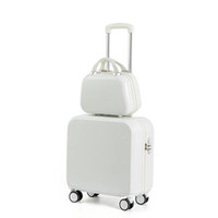 Mini suitcase lightweight small boarding trolley case women's password travel suitcase small men's 18-inch small fresh