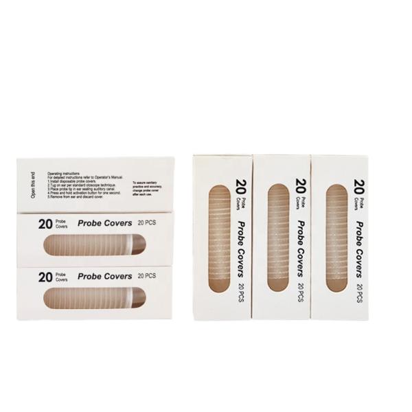 ISO Transparent Braun Model Soft Top Infrared Ear Thermometer Probe Covers