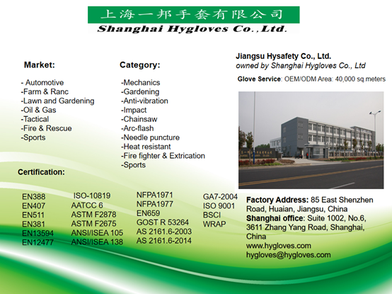 Impact Protection A8 Cut Resistant Gloves / Fire Extrication Gloves