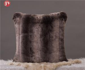 Cheap Luxury Faux Fur Throw Pillow Cover Deluxe Decorative Plush Pillow Case Cushion Coverfor Sofa Bedroom Car 18 x 18 Inch wholesale