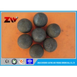 Cheap Chemical Industry grinding media balls , forged Diameter 20mm - 150mm wholesale