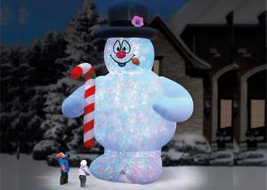 Cheap 20ft Inflatable Snowman Christmas Decoration Yard Inflatables Moving Christmas Snowman wholesale